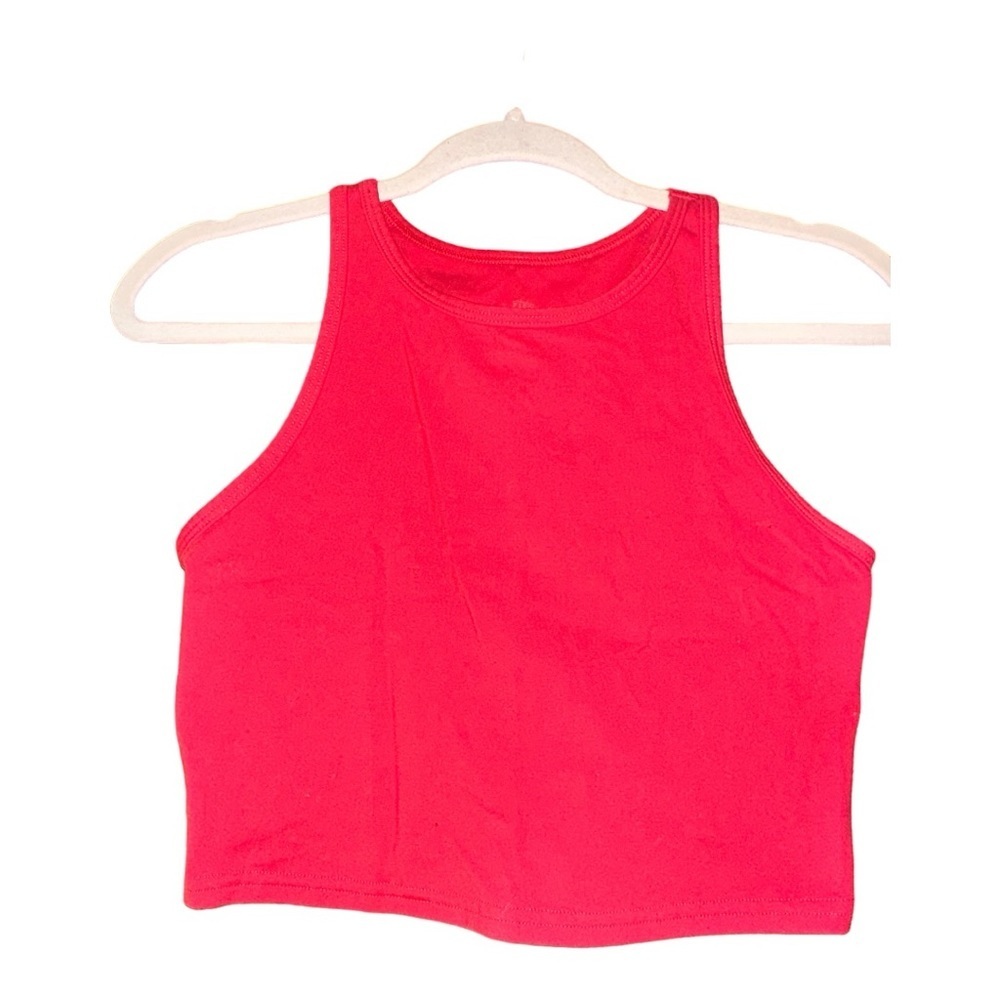 Fleo Tempo Crop Tank Red(Salsa) Size Small